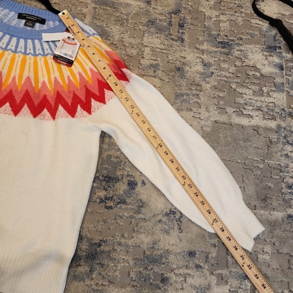 NWT French Connection Wool Blend Fair Isle Soft Sweater Size XL - Picture 4 of 15